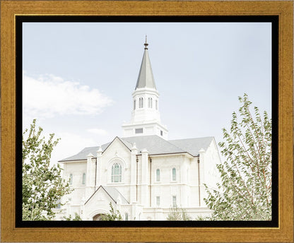 Sweet is The Work Taylorsville Utah Temple Gallery Wrap
