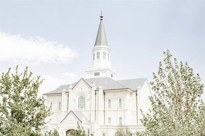 Sweet is The Work Taylorsville Utah Temple Gallery Wrap
