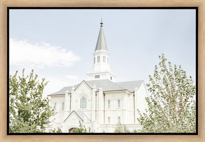 Sweet is The Work Taylorsville Utah Temple Gallery Wrap