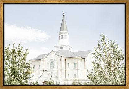 Sweet is The Work Taylorsville Utah Temple Gallery Wrap