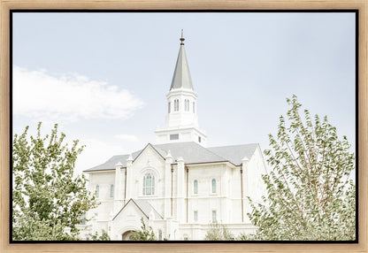 Sweet is The Work Taylorsville Utah Temple Gallery Wrap