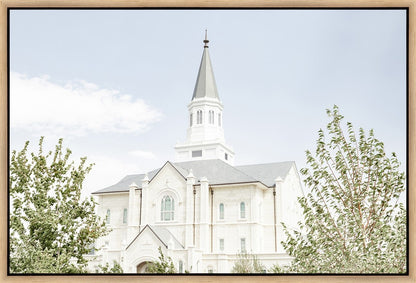 Sweet is The Work Taylorsville Utah Temple Gallery Wrap