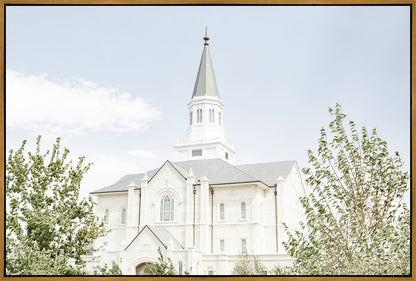 Sweet is The Work Taylorsville Utah Temple Large Wall Art Gallery Wrap