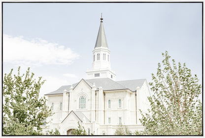 Sweet is The Work Taylorsville Utah Temple Large Wall Art Gallery Wrap