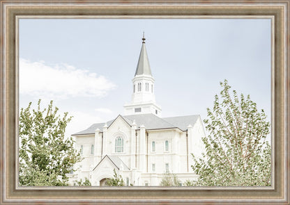 Sweet is The Work Taylorsville Utah Temple Large Wall Art