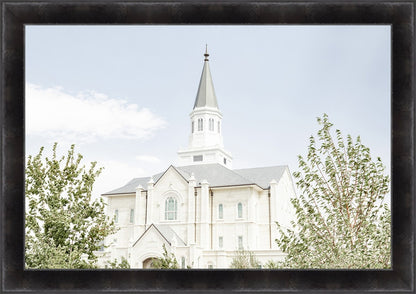 Sweet is The Work Taylorsville Utah Temple Large Wall Art