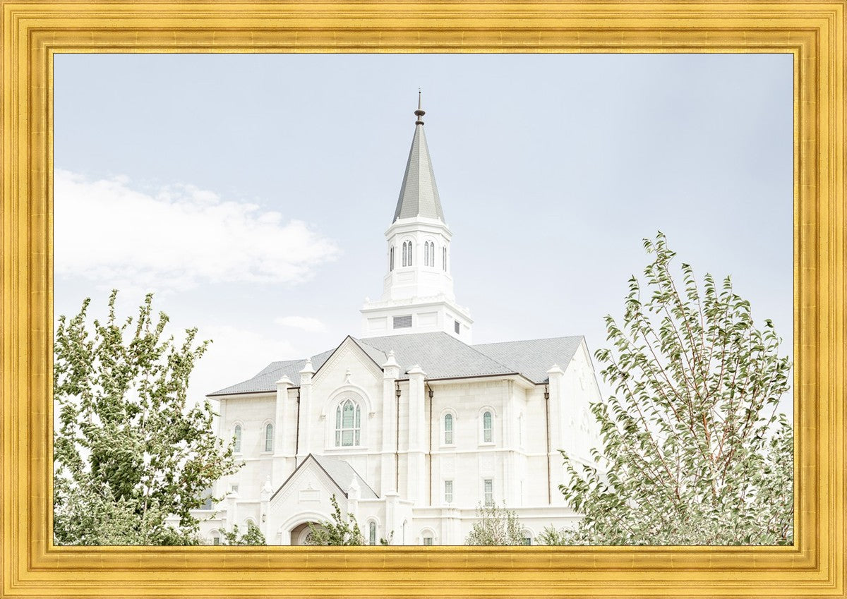 Sweet is The Work Taylorsville Utah Temple Large Wall Art