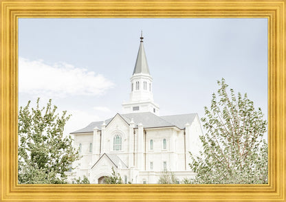 Sweet is The Work Taylorsville Utah Temple Large Wall Art