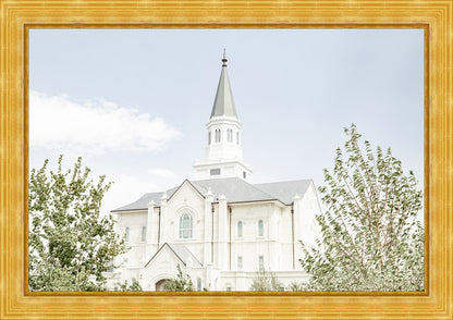 Sweet is The Work Taylorsville Utah Temple Large Wall Art