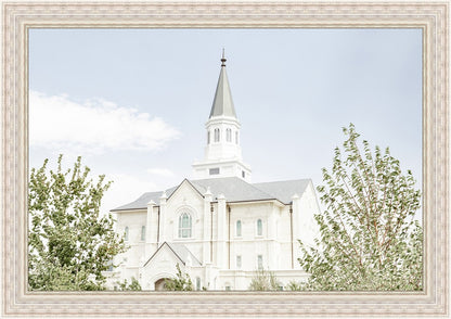 Sweet is The Work Taylorsville Utah Temple Large Wall Art