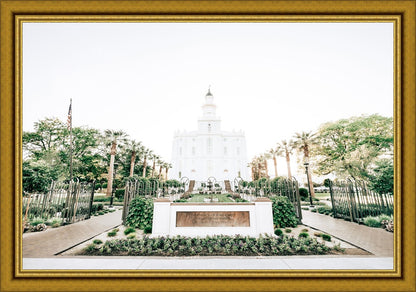Sweet is The Work St George Utah Temple Large Wall Art