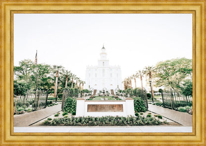 Sweet is The Work St George Utah Temple Large Wall Art