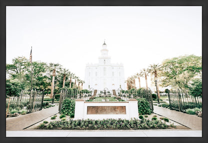 Sweet is The Work St George Utah Temple Large Wall Art