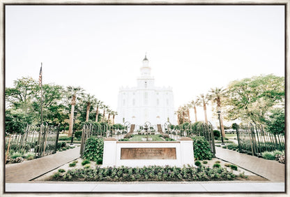 Sweet is The Work St George Utah Temple Large Wall Art