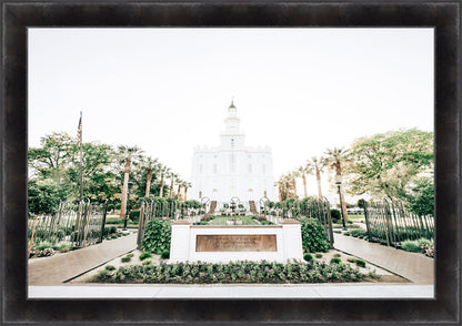 Sweet is The Work St George Utah Temple Large Wall Art
