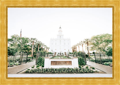Sweet is The Work St George Utah Temple Large Wall Art