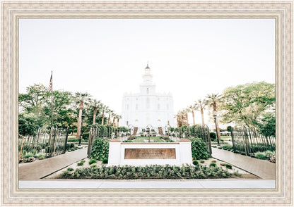Sweet is The Work St George Utah Temple Large Wall Art