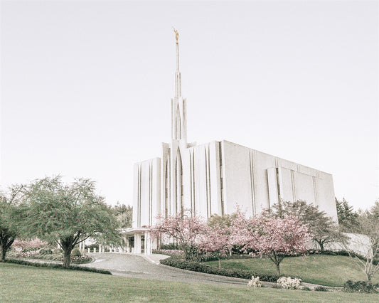 Sweet is The Work Seattle Washington Temple Gallery Wrap