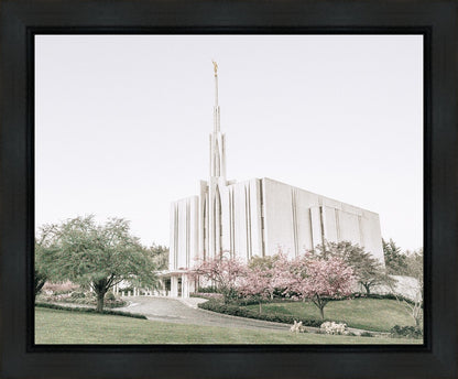 Sweet is The Work Seattle Washington Temple Gallery Wrap