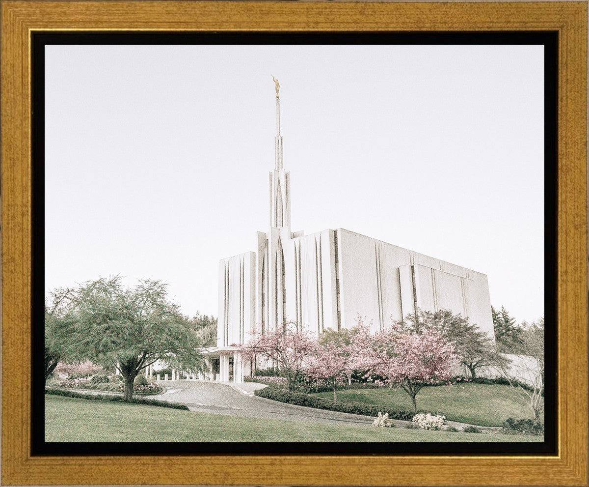 Sweet is The Work Seattle Washington Temple Gallery Wrap
