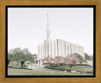 Sweet is The Work Seattle Washington Temple Gallery Wrap