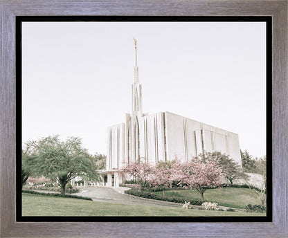 Sweet is The Work Seattle Washington Temple Gallery Wrap