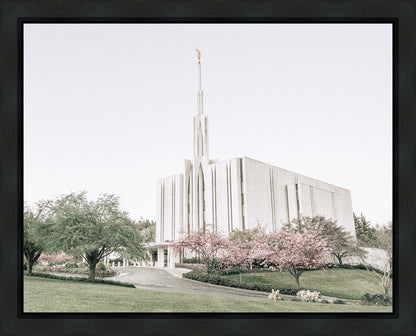 Sweet is The Work Seattle Washington Temple Gallery Wrap