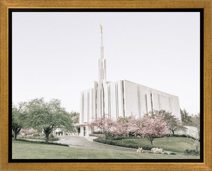 Sweet is The Work Seattle Washington Temple Gallery Wrap