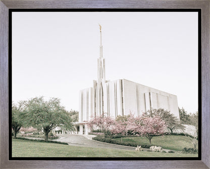 Sweet is The Work Seattle Washington Temple Gallery Wrap