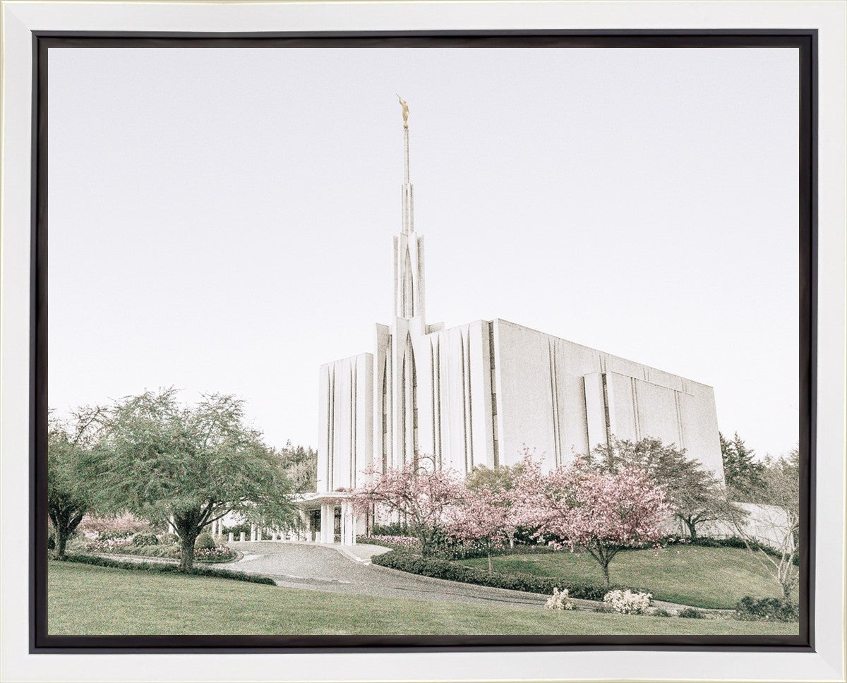 Sweet is The Work Seattle Washington Temple Gallery Wrap