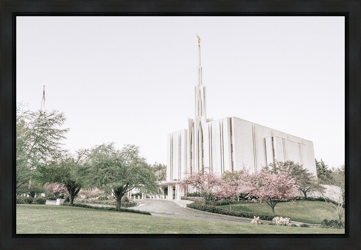 Sweet is The Work Seattle Washington Temple Gallery Wrap