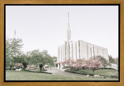 Sweet is The Work Seattle Washington Temple Gallery Wrap