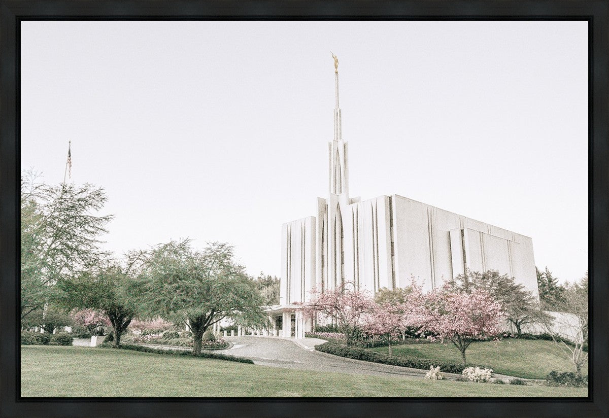 Sweet is The Work Seattle Washington Temple Gallery Wrap