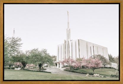 Sweet is The Work Seattle Washington Temple Gallery Wrap