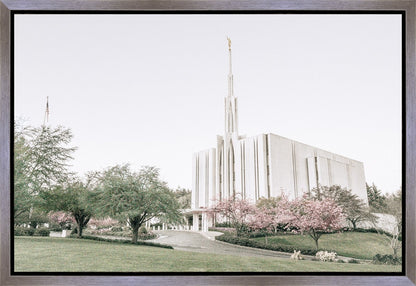 Sweet is The Work Seattle Washington Temple Gallery Wrap