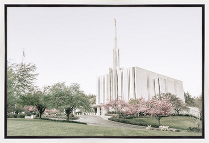 Sweet is The Work Seattle Washington Temple Gallery Wrap