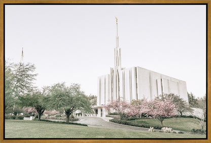 Sweet is The Work Seattle Washington Temple Gallery Wrap