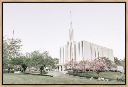 Sweet is The Work Seattle Washington Temple Gallery Wrap