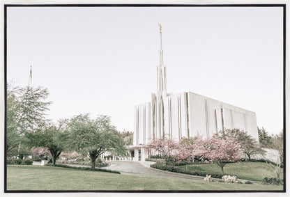 Sweet is The Work Seattle Washington Temple Gallery Wrap