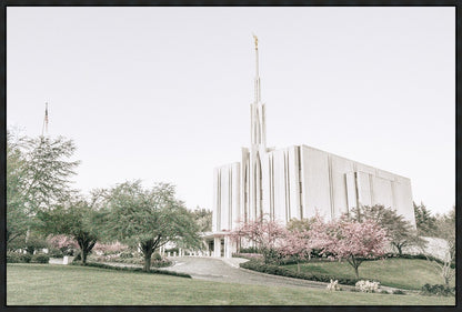 Sweet is The Work Seattle Washington Temple Large Wall Art Gallery Wrap