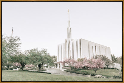 Sweet is The Work Seattle Washington Temple Large Wall Art Gallery Wrap