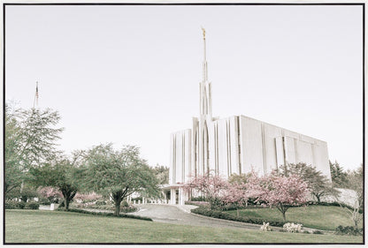 Sweet is The Work Seattle Washington Temple Large Wall Art Gallery Wrap
