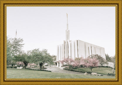 Sweet is The Work Seattle Washington Temple Large Wall Art