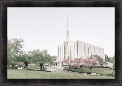 Sweet is The Work Seattle Washington Temple Large Wall Art