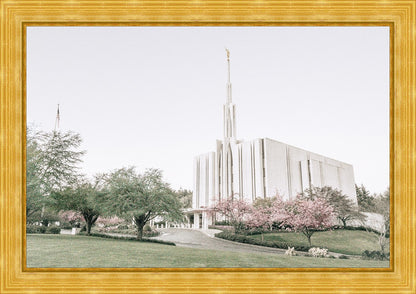 Sweet is The Work Seattle Washington Temple Large Wall Art
