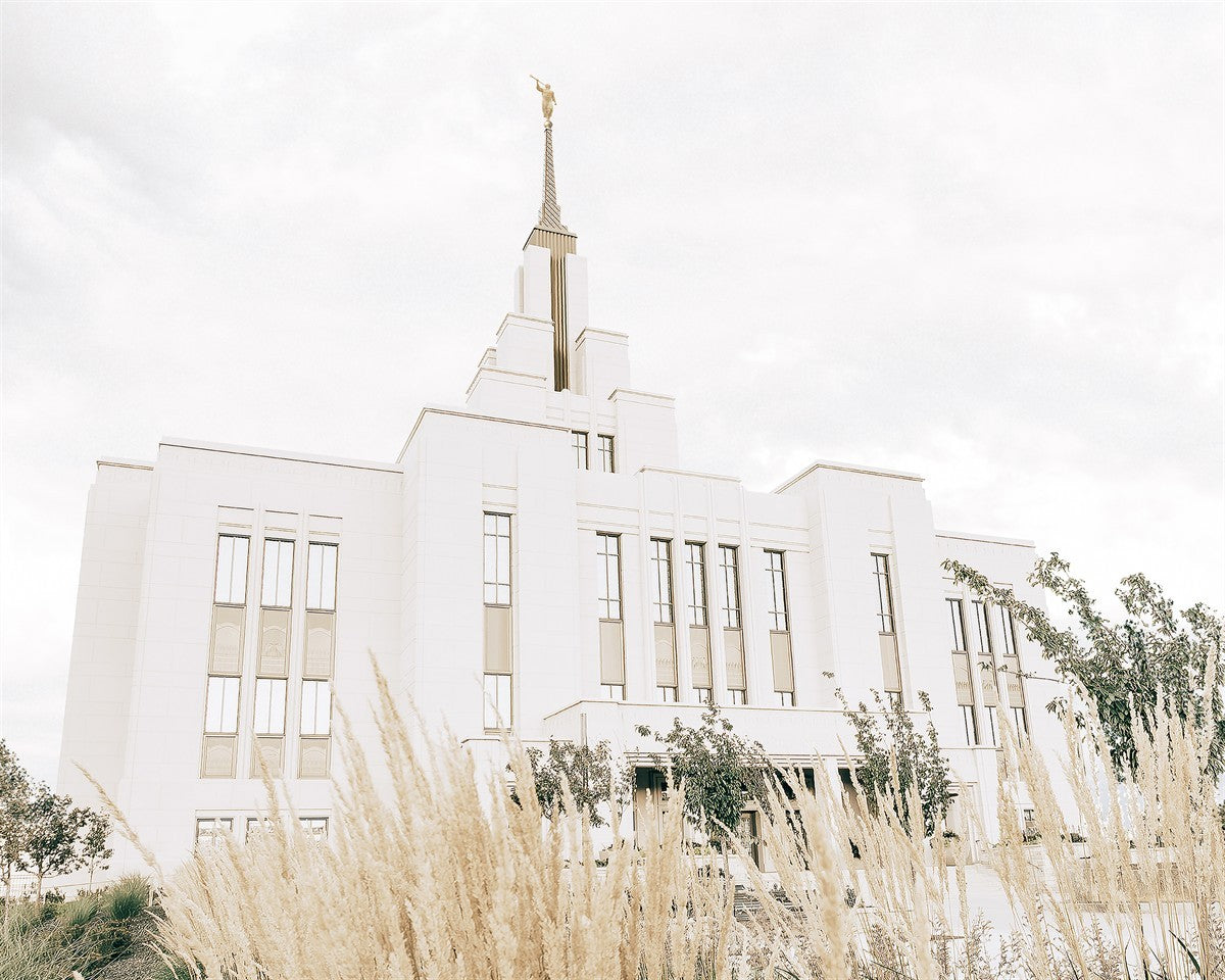 Sweet is The Work Saratoga Springs Utah Temple Gallery Wrap