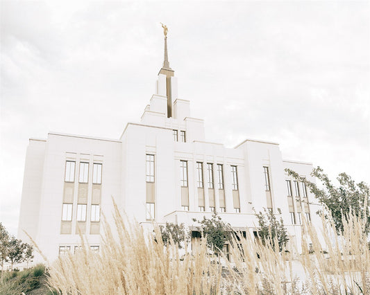 Sweet is The Work Saratoga Springs Utah Temple Gallery Wrap