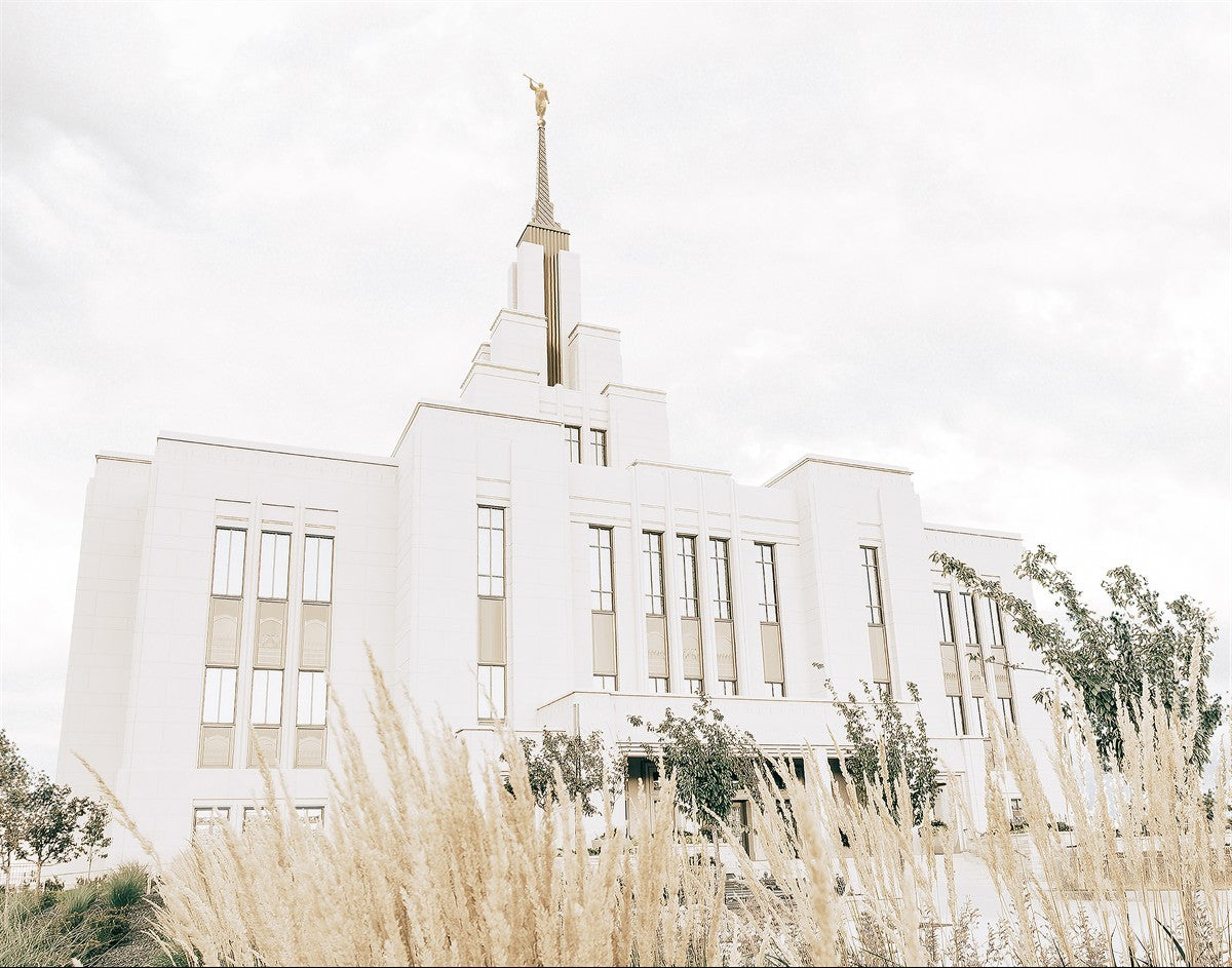 Sweet is The Work Saratoga Springs Utah Temple Gallery Wrap