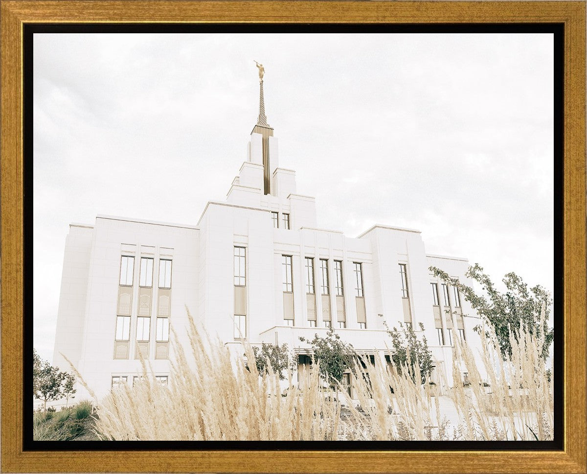 Sweet is The Work Saratoga Springs Utah Temple Gallery Wrap