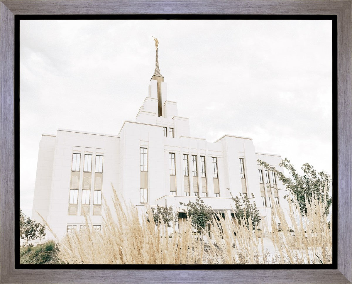 Sweet is The Work Saratoga Springs Utah Temple Gallery Wrap